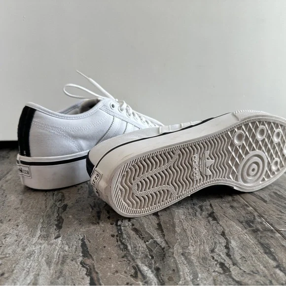 adidas White Platform Sneakers - Picture 4 of 4